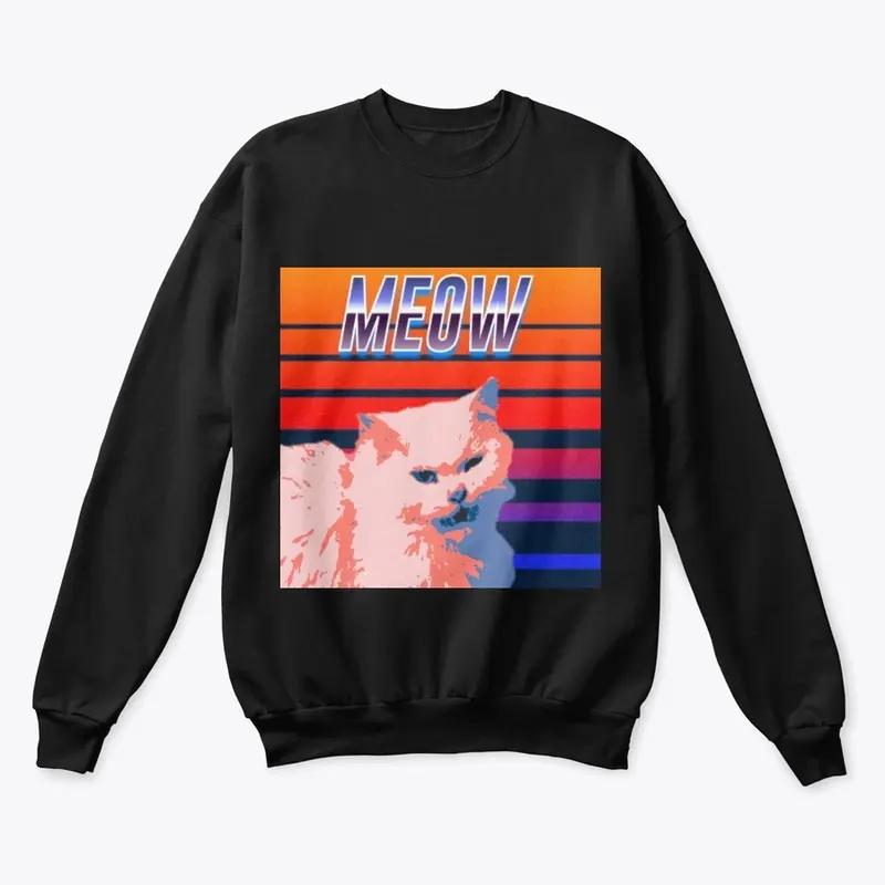 cat retrowave 80s