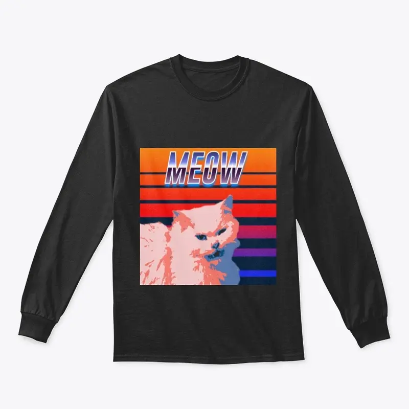 cat retrowave 80s