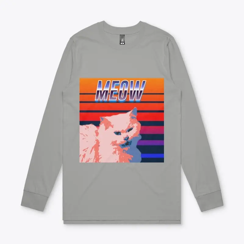 cat retrowave 80s